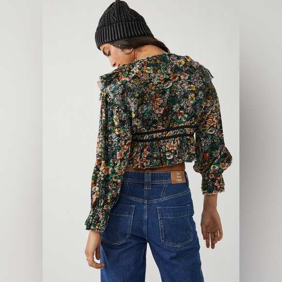Free People Tops - Free People Rudi Ruffle Top . NWT .